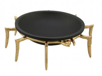 AK.IU0425 GOLD SYAH DEKORATF YENGE TABAK 40*40*12 CM